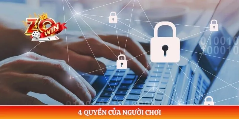 Chính Sách Bảo Mật ZOWIN 5 4 quyền của người chơi