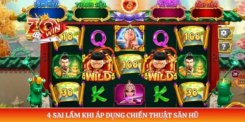 Chiến Thuật Săn Hũ - Quay Slot Đỉnh Cao Ẵm Jackpot Hàng Tỷ 5 4 sai lầm khi áp dụng chiến thuật săn hũ