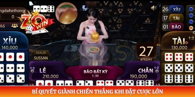 Sicbo ZOWIN - Trải Nghiệm Xúc Xắc Đỉnh Cao Và Hấp Dẫn 4 Bí quyết giành chiến thắng khi đặt cược lớn