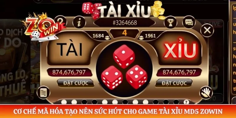 Tài Xỉu MD5 Zowin - Khám Phá Cách Đọc Mã Và Kiểm Tra Kết Quả 1 Cơ chế mã hóa tạo nên sức hút cho game tài xỉu MD5 ZOWIN