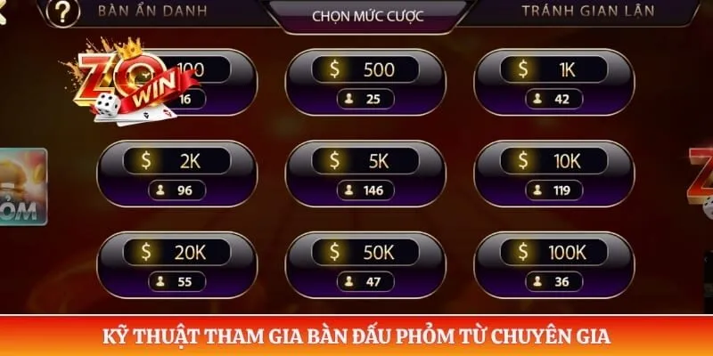 Phỏm ZOWIN - Hướng Dẫn Đánh Bài Tá Lả Chi Tiết Nhất 2026 4 Kỹ thuật tham gia bàn đấu Phỏm từ chuyên gia