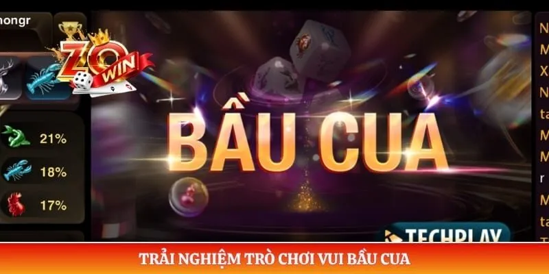 Bầu Cua ZOWIN - Sân Chơi Đổi Thưởng Uy Tín Hàng Đầu 1 Trải nghiệm trò chơi vui bầu cua